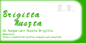 brigitta muszta business card